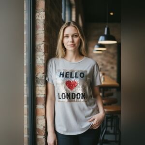 LC Waikiki " Hello ❤️ London" Interchangeable Tank Top